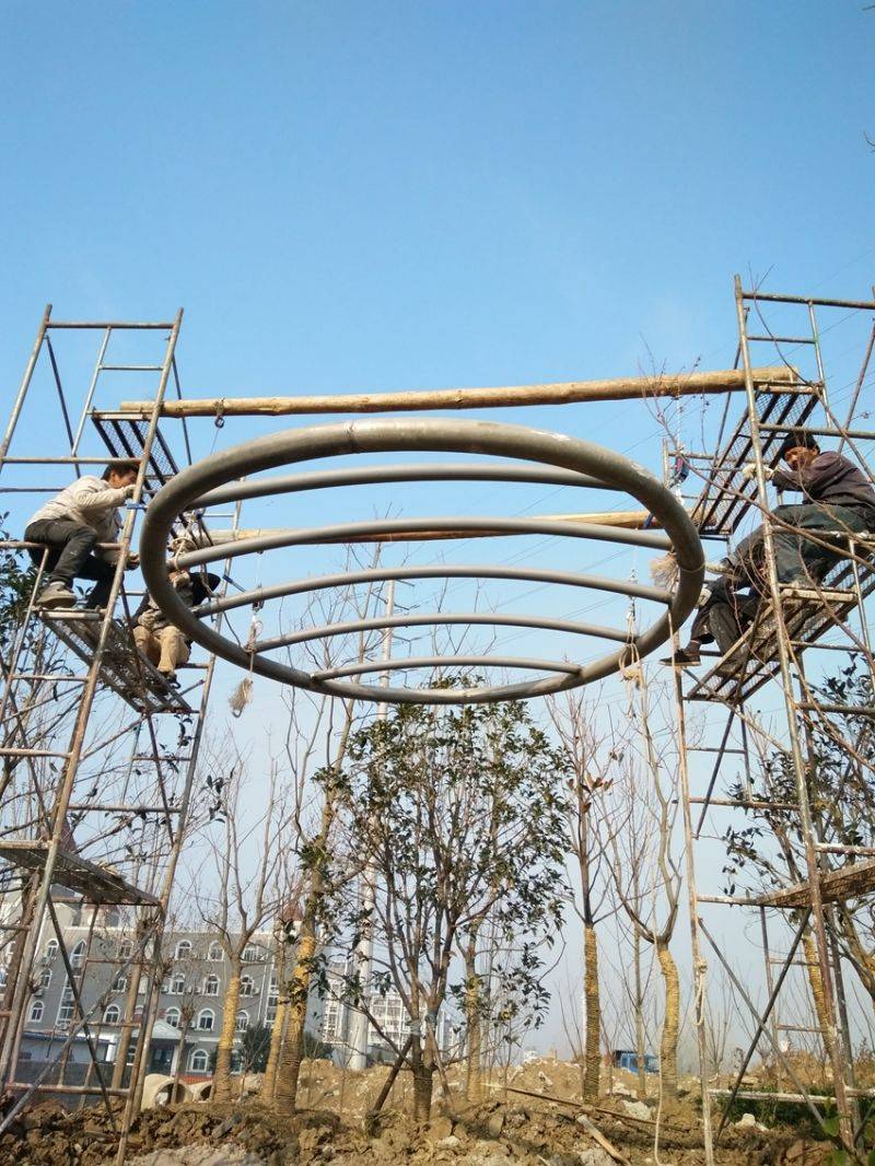 南京凯进园林景观工程施工现场